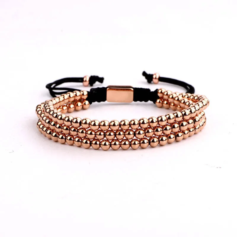 4mm Stainless Steel Bead Jewelry Adjustable Bracelet - Image 6