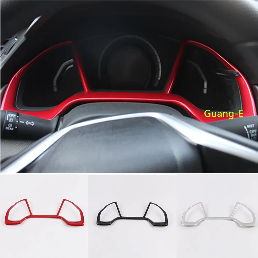 

Car Garnish Cover Detector Trim Dashboard Meter Instrument Panel Gauge Frame For Honda Civic 10th Sedan 2016 2017 2018 2019
