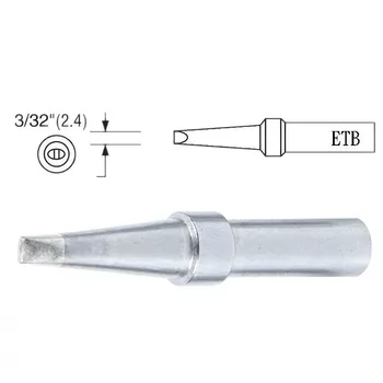 

5 Pcs ETA ETB ETD ETS ETT Iron Tips Fits For Weller WESD51, WESD50, WCC100 DIY