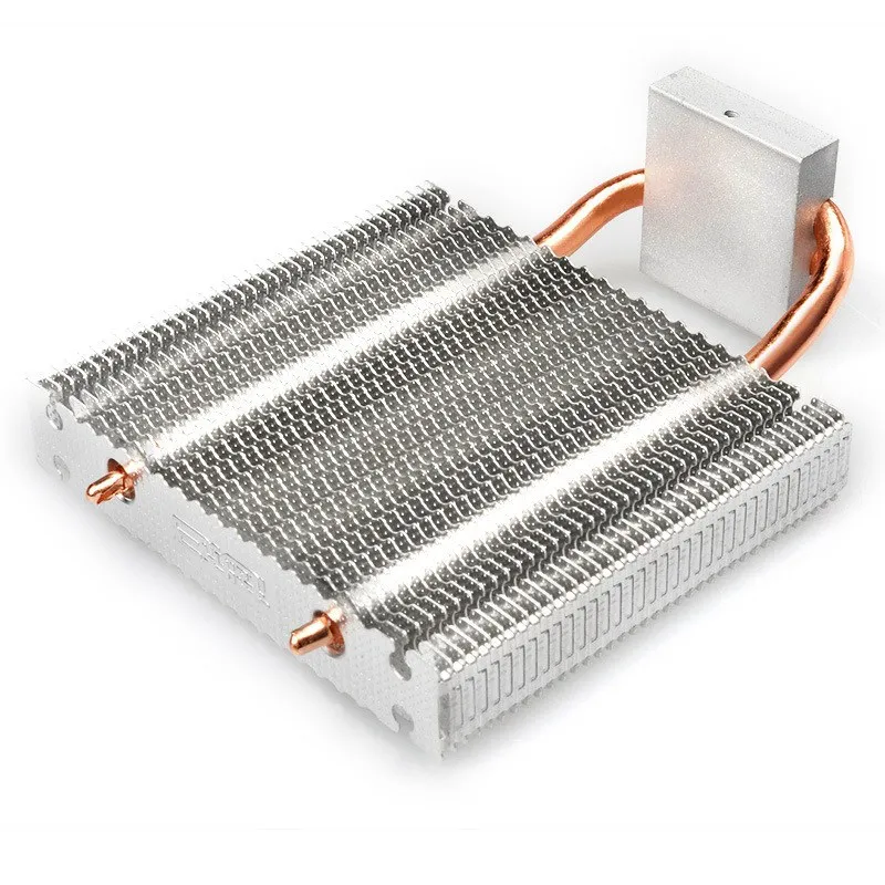HB-802 CPU Cooler 2 Heatpipes Radiator Aluminum Heatsink Computer Cooling Support 80mm Fan north bridge radiator | Компьютеры и офис