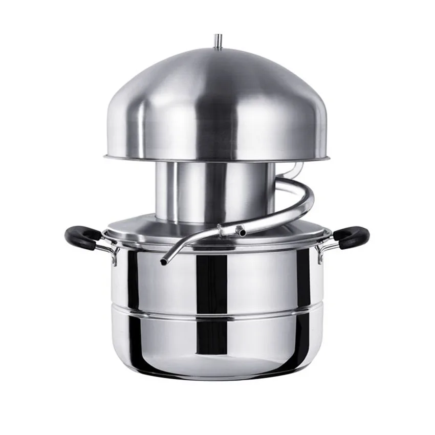 

10-литровый домашний самодельный дистиллятор из нержавеющей стали, аппарат с чистой росы, Самогонный спиртовой водой, электронная машинка, набор для пивоварения