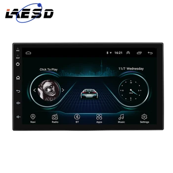

LAESD 2 Din Car Audio Radios 7" HD Car Multimedia Player Bluetooth Autoradio Stereo Android Mirror Link MP5 Player USB FM Camera