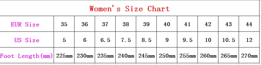 women size