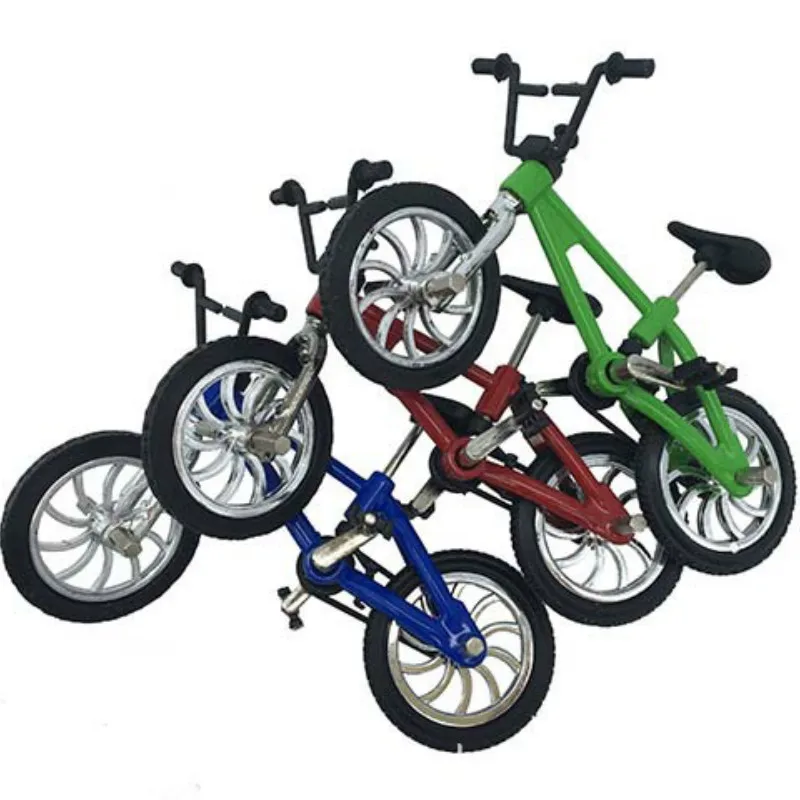 Милые мини-Пальчиковые игрушечные велосипеды BMX горный велосипед креативный игровой костюм Детский Взрослый 3 цвета BMX Фикси велосипед Скутер для пальца игрушка