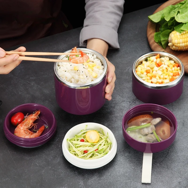 Детский Ланч бокс Bento Box Герметичный пищевой контейнер кухонный Ланчбокс