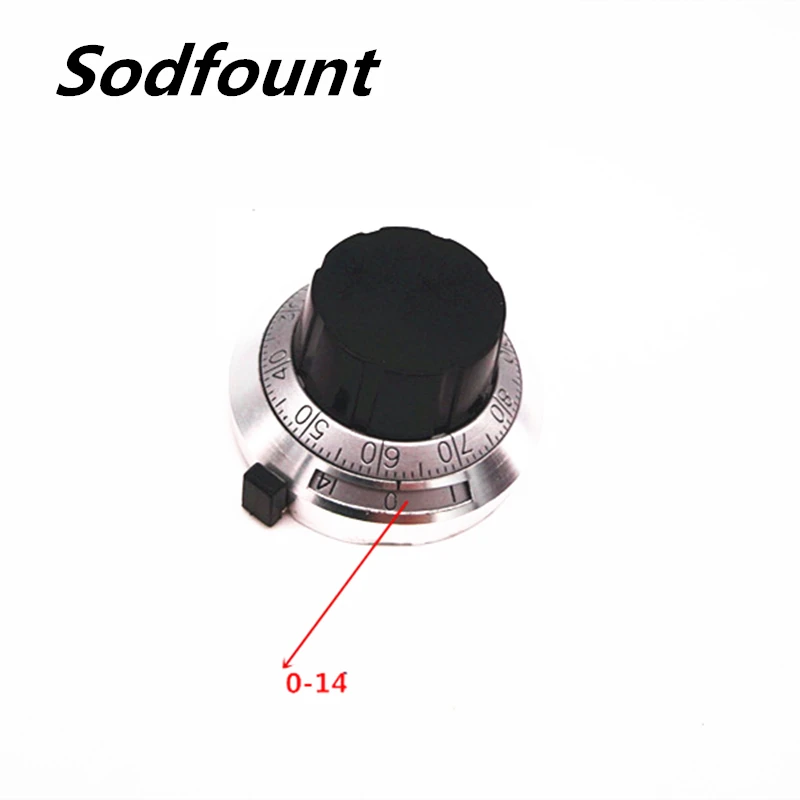 1pcs 46MM Multiturn Potentiometer Knob B2 Precision Dial Knob 3590S 7276
