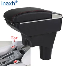 Accoudoir de voiture, boîte d'accoudoir, boîte de rangement centrale, accessoires de modification, pour Nissan March Micra K13, 2011 – 2016