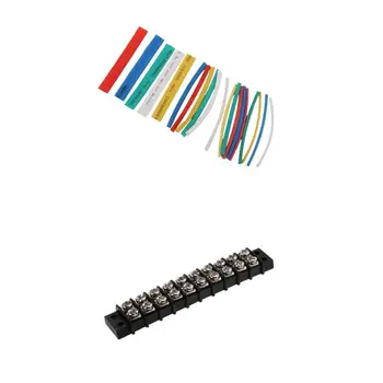 

10 Way Terminal Block Bus Bar Splits 10 Input to 10 Out with Heat Shrink Tube