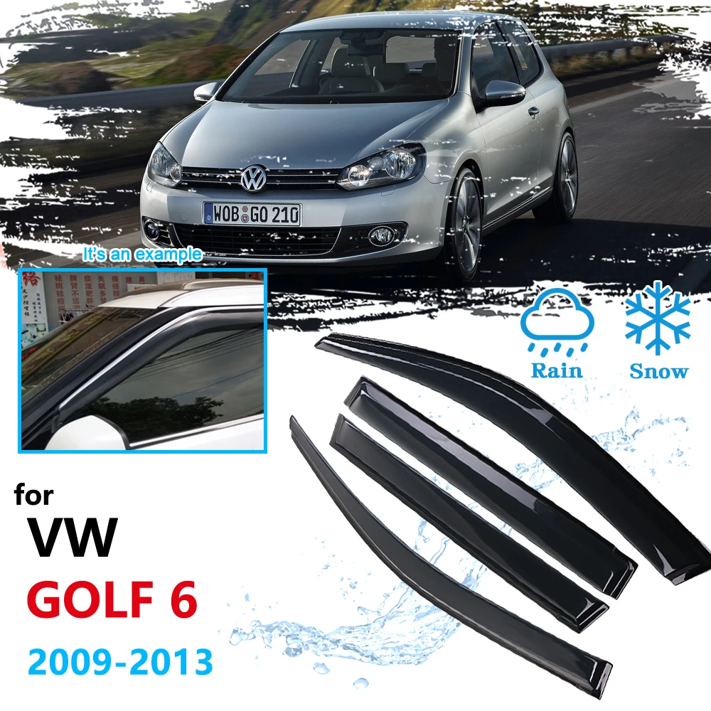 Автомобильные оконные аксессуары для Volkswagen VW Golf 6 MK6 2009 ~ 2013 5K дефлектор от дождя