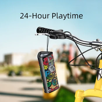 mifa A10+ Portable bluetooth speaker 360° Stereo Sound 20W  IPX7 waterproof wireless bluetooth 5.0 speaker 24-Hour Play time 5