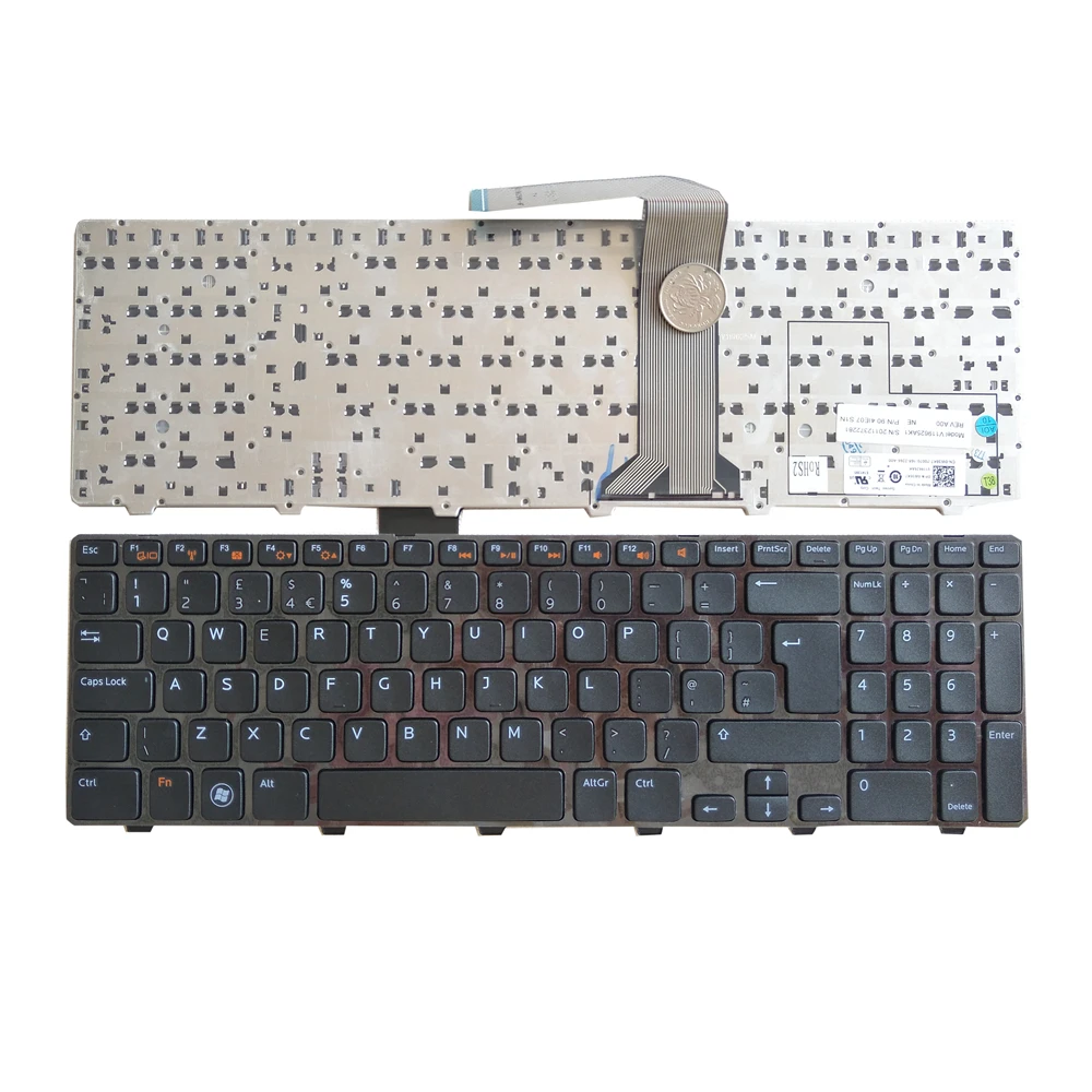 Клавиатура OVY GR для ноутбука DELL Inspiron 15 15R N5010 M5010 p/n:90.4IE07.S1N KB быстрая доставка |