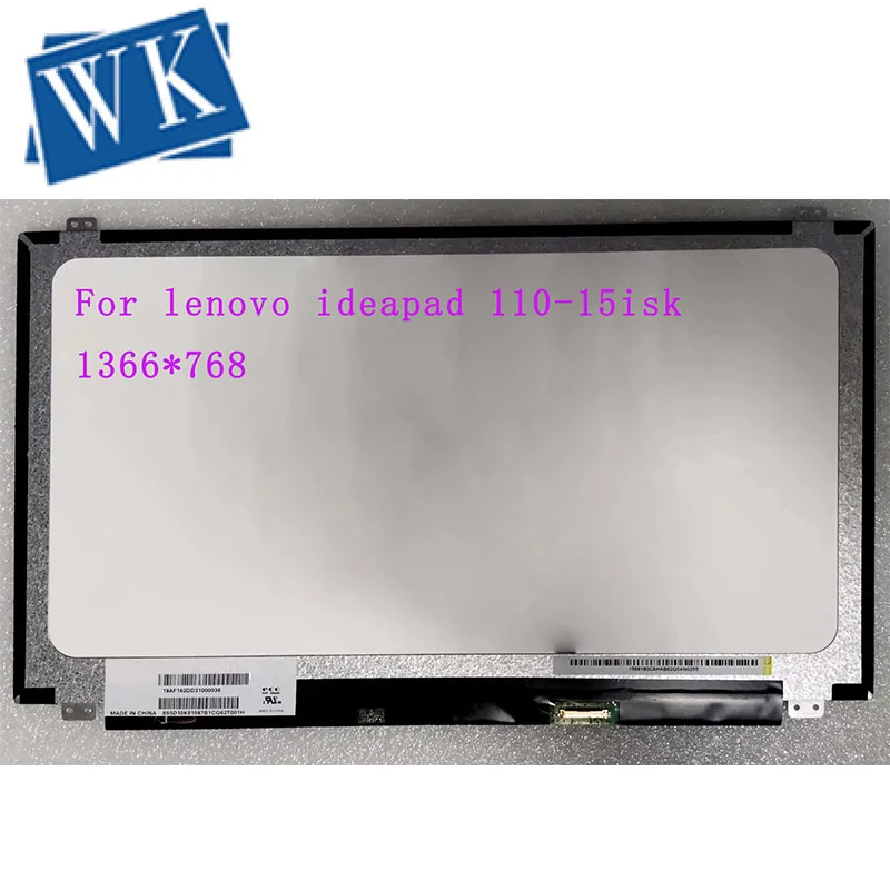 Matriz de Display Led Monitor Lcd Tela de Substituição para Ideapad 11015isk 110 15isk 30pin 1366x 768or 1920×1080 15.6