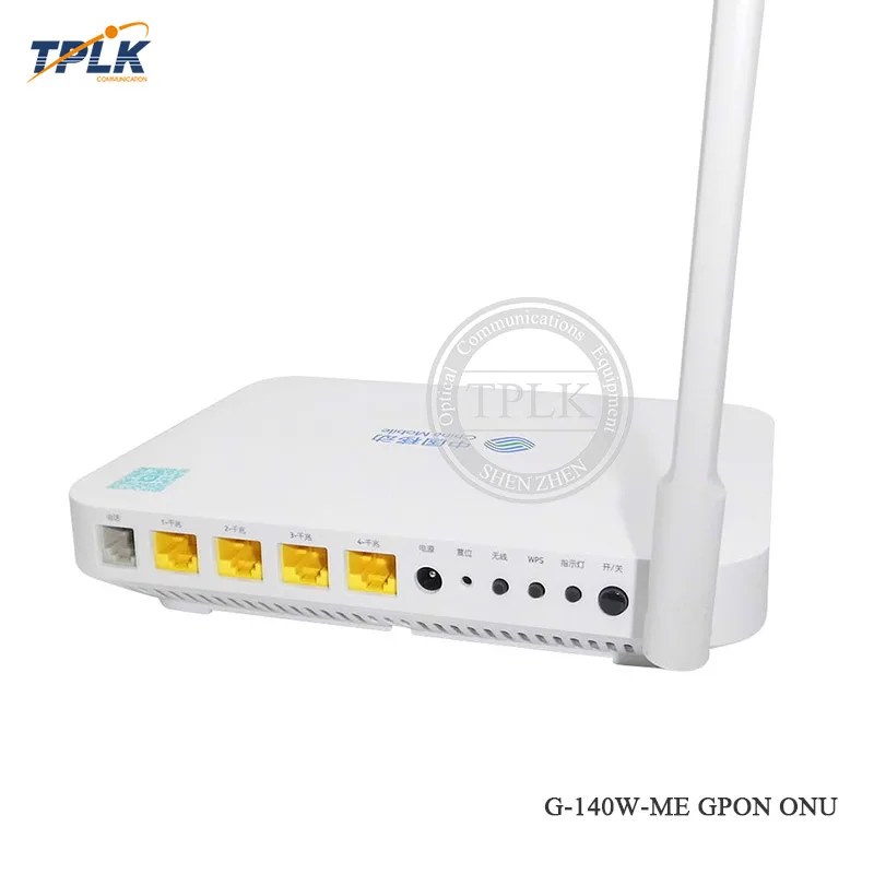 Б/у Новый Alcatel Lucent G-140W-ME GPON ONU/ONT с 4GE + 1VOICE 2USB wifi 2 4G/5G английская версия без коробки и
