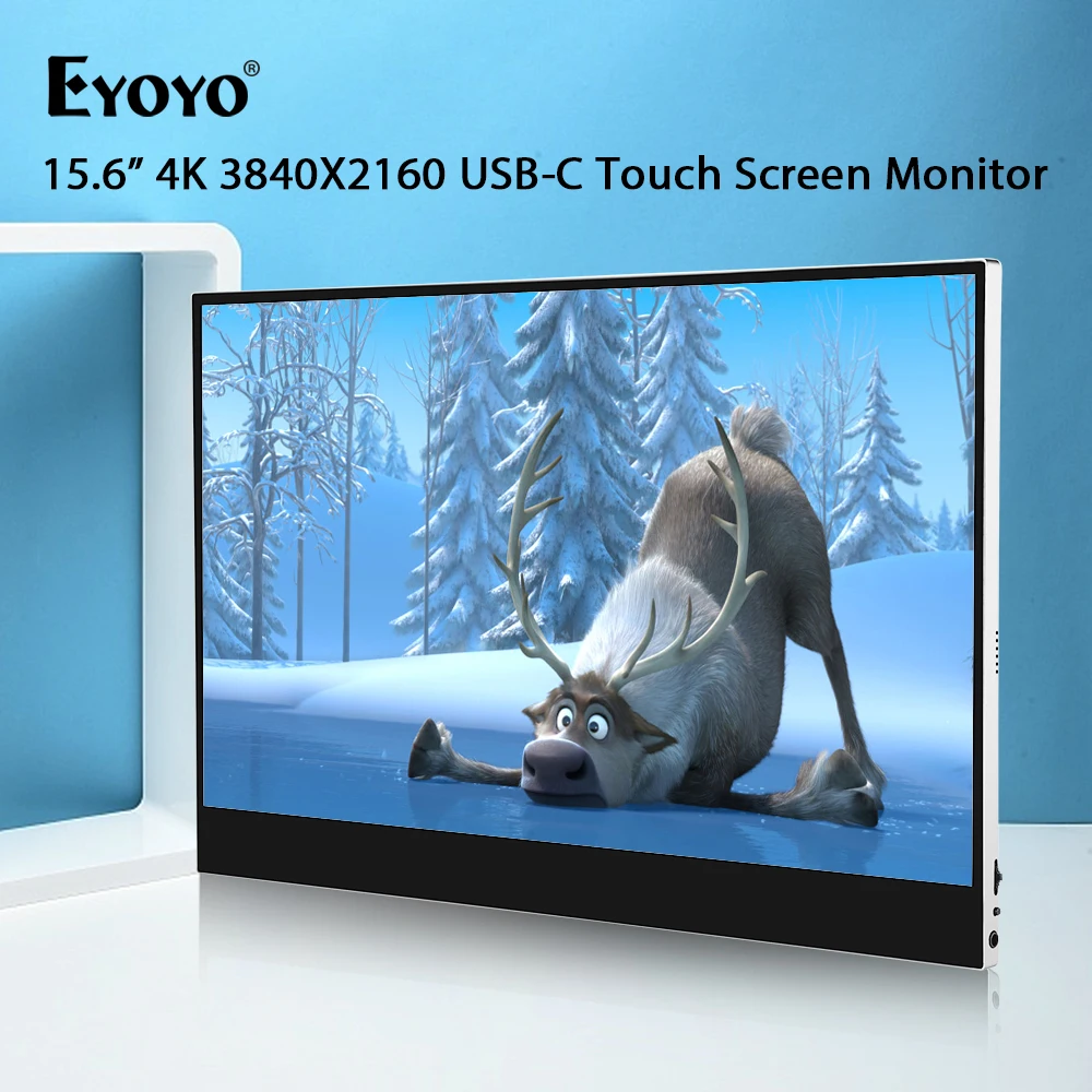 EYOYO 15," дюймовый 4K HDR ips игровой монитор 3840x2160 для PS4 xbox360 CCTV камеры