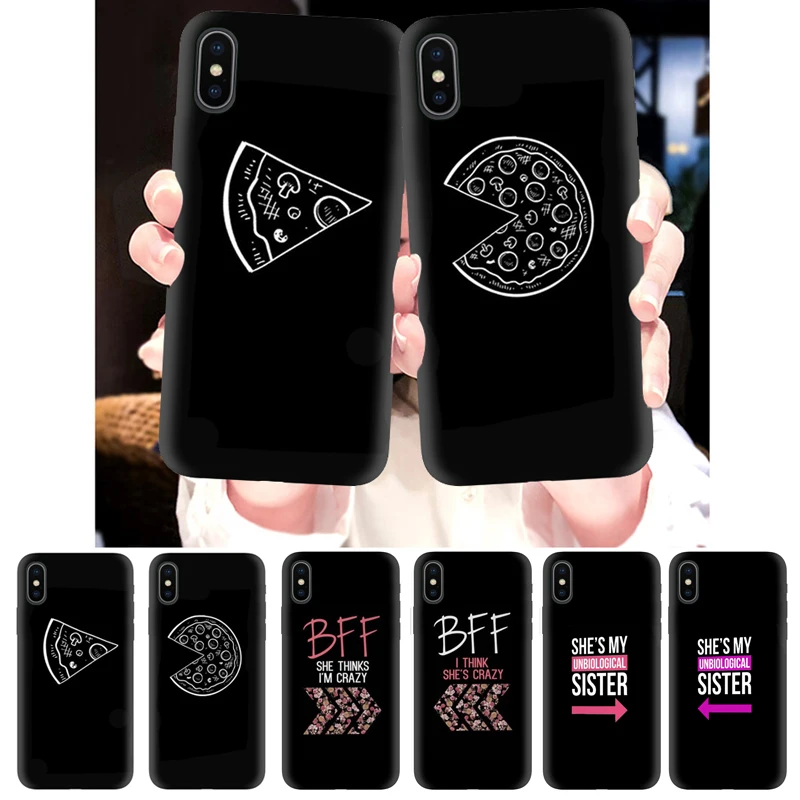 Чехол для пиццы с лучшими друзьями huawei P20 P10 P30 Pro Lite Plus Мягкий чехол Forever Pair |