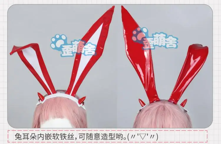 Костюм для косплея из аниме любимый в Фране 02 ZERO TWO Bunny Girl комбинезон Банни девушки