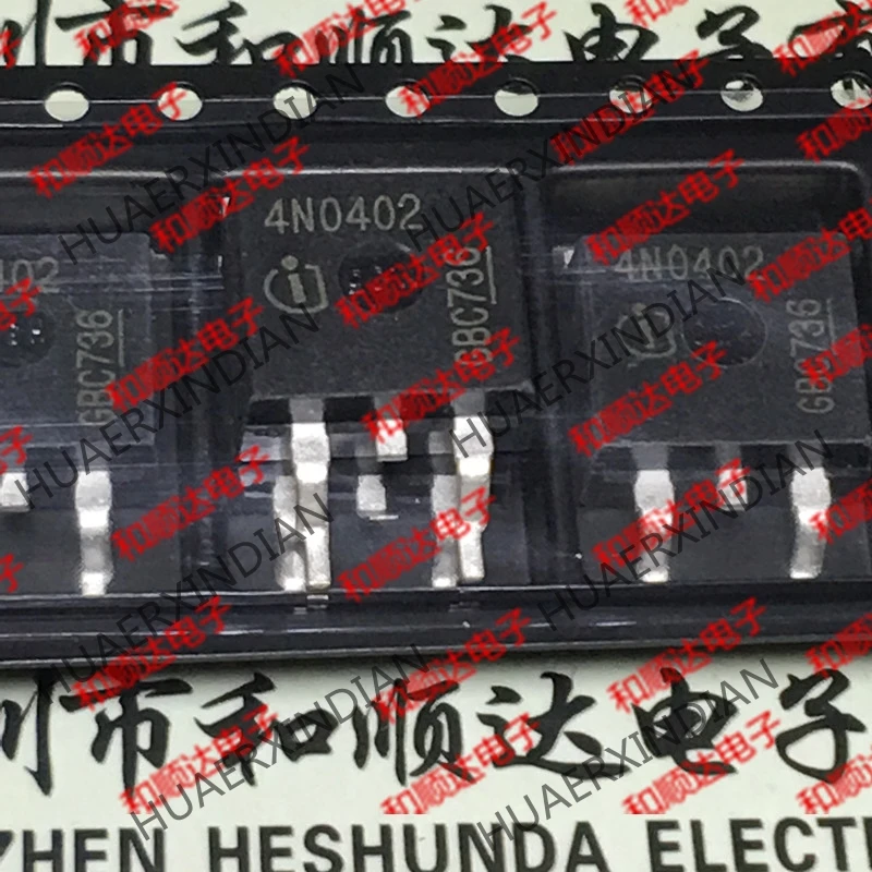 5 шт., новые оригинальные кнопки 4N0402 IPB100N04S4-02-263 40V на