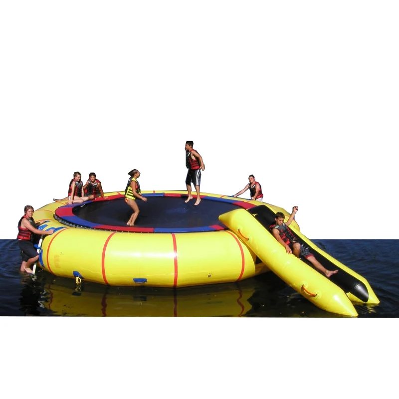 Trampolín de agua inflable para niños, juguetes acuáticos grandes para