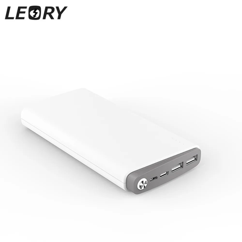 

LEORY 20000mA Power Bank Case 18W QC3.0 PD Type C Dual USB 18650*8 Battery Box Fast Charging For iPhone 11 Xiaomi (No Battery)