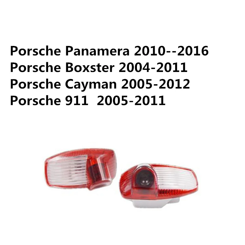 HosDevice Lampada di proiezione per portiera per Porsche Panamera 718 Boxster Cayman Cayman 911 LED Porta di Benvenuto Luce di cortesia Car Styling