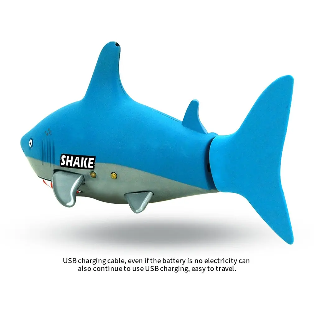 Мини RC лодка 3 CH дистанционного маленькие акулы с дистанционным управлением Игрушка Рыба Лодка лучший подарок для детей