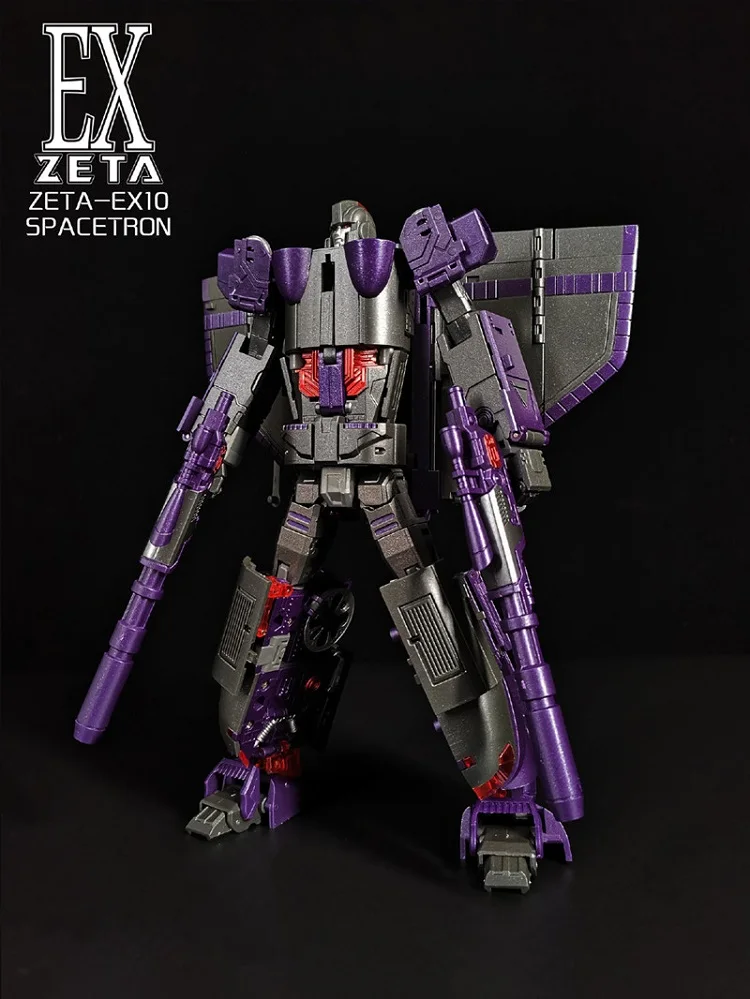 US $73.80 Zeta Transformation Ex10 Ex10 Spacetron Astrotrain Three Change G1 Action Figure Robot Deformation Collection Toys