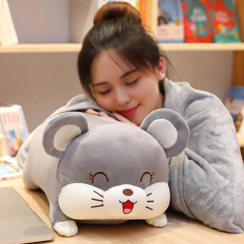 Soft Plush Hamster Toy with Blanket for Kids
