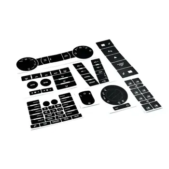 

For Volkswagen 8pcs Car Steering Wheel Windows Headlight Climate Switch Worn Button Repair Auto Stickers Decals Replacement