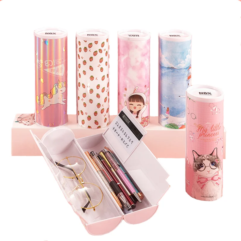 

NBX Newmebox Students' Favorite Large Capacity Colorful Pencil Case Art Pen Box School Stationery Supplies with Boy Girl Gift