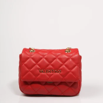 

VALENTINO BAG PATTINA ROSSO VBS3KK05 Red leatherette-Red HANDBAG 72388