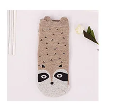 1 пара детских хлопковых колготок, женские закрытым носком, телесного цвета Носки в Корейском стиле милые хлопковые носки с рисунком стерео-носки одноцветные хлопковые носки - Цвет: 2