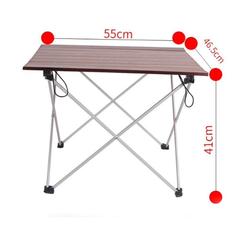  Ultralight Aluminum Alloy Table Outdoor Camping Table Portable Folding Table Camping Self-Driving T