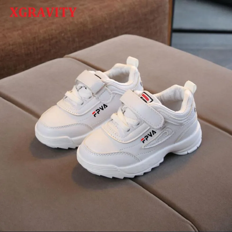 Boys Girls Fashion Sneakers Baby/Toddler Little Kids Leather Trainers Children School Sport Shoes Soft Running Shoes 04 Sports Shoes Kids Sneakers Kids Shoes Kids Sports Shoes