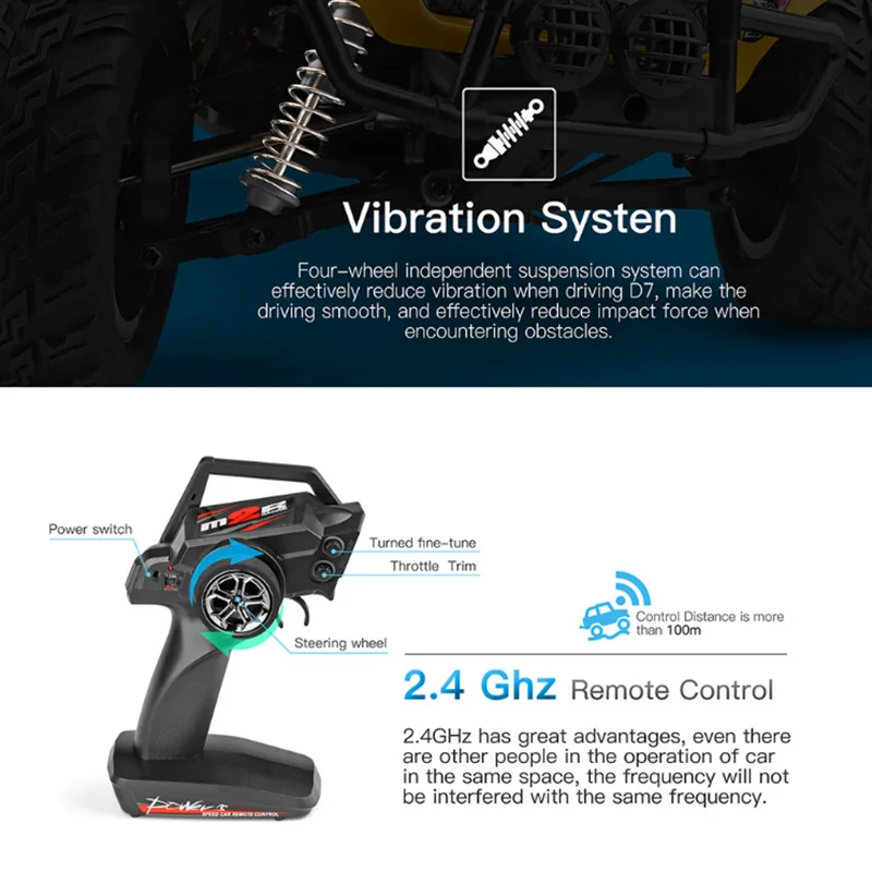 12402-A RC скалолазание игрушки 1/12 Масштаб 2,4G 4WD пульт дистанционного управления 45 км/ч высокая скорость RC автомобиль внедорожник рождественские подарки Ch