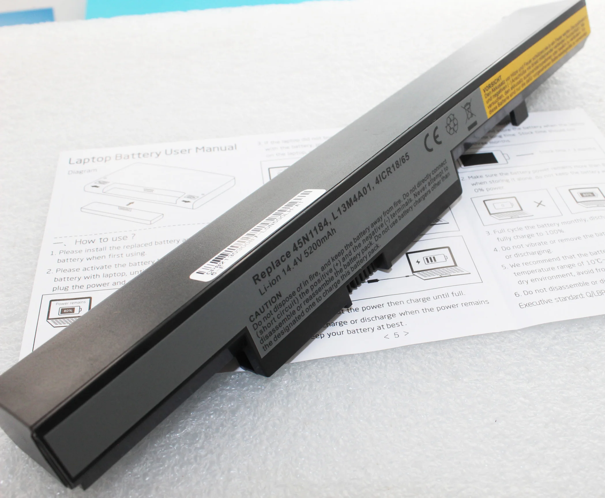 Аккумулятор для ноутбука Lenovo аккумулятор L40 N50 V4400 L13S4A01 L13M4A01 L13L4A01 M4400A N40