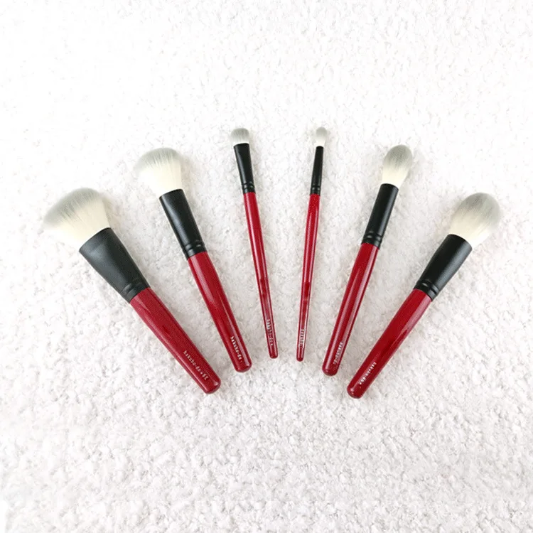 

Silk Flemish White feng tang Powder Brush Eyeshadow Brush Six Set Makeup Brush Manufacturers Support a Generation of Fat Customi