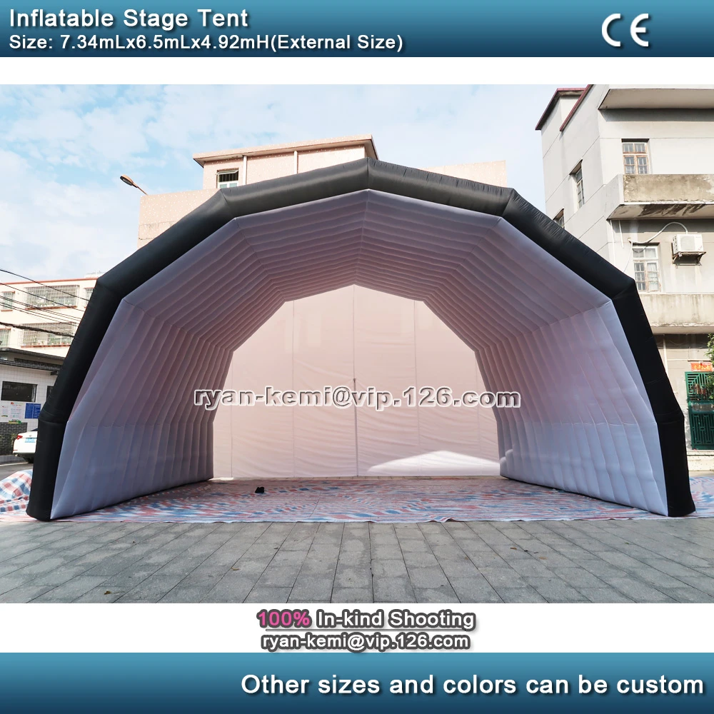 Grote Outdoor Opblaasbare Evenement Tent Stage Cover Luifel Giant Air  Marquee Voor Party Tentoonstelling Muziek Ban Concert Bruiloft Tunnel| | -  AliExpress