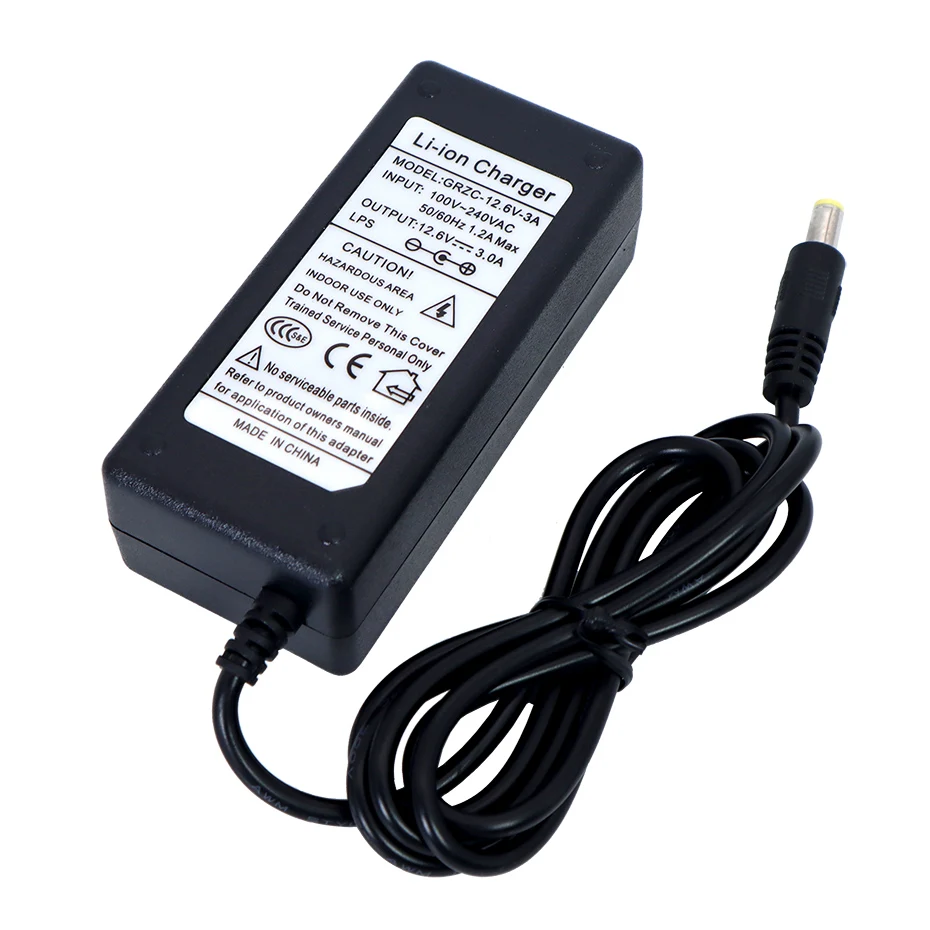 Зарядное устройство для литиевых батарей Liitokala 12 6 в 3 А В 5 5*2 1 мм|battery charger|lithium battery