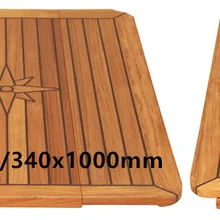 580/340x1000 мм скользящая Складная столешница из тика с морской лодкой Nautic Star RV TS35100