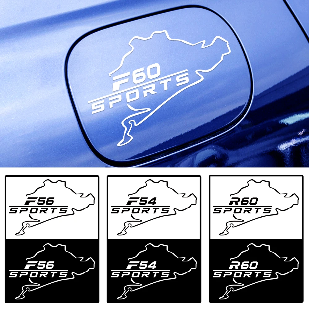 1PCS Car Fuel Tank Cap Reflective Stickers For mini R50 R52 R53 R55 R56 R57 R58 R59 R60 R61 F54 F55 F56 F57 F60 Accessories | Автомобили и