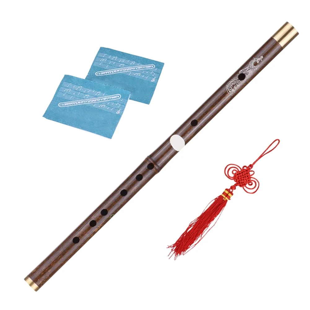 

Professional Bamboo Dizi Flute Traditional Handmade Chinese Musical Woodwind Instrument Key of C/D Study Level