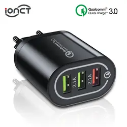 IONCT QC 3,0 Универсальное зарядное устройство USB быстрое зарядное устройство для iPhone X XS Max XR 8 Plus быстрое зарядное устройство для Samsung huawei Xiaomi