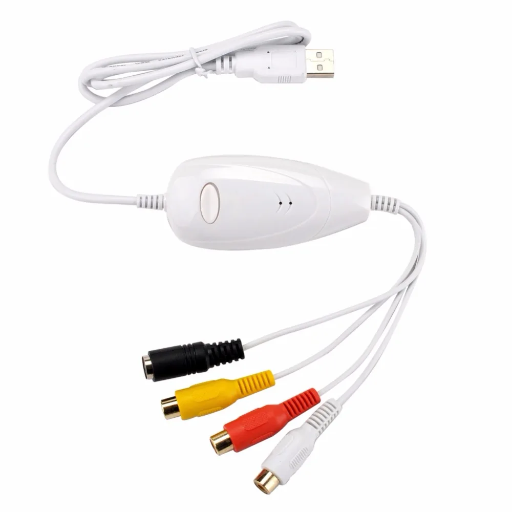 Оригинальное HD USB видео записывающее устройство преобразует аналоговый преобразователь видео аудио в цифровой формат для Windows 7 8 10 для MAC OS