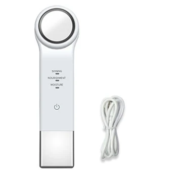 

Warm Hot Usb Portable Ion Vibration Device Photon Therapy Deep Cleansing Firming Tightening Moisturizing Absorption Skin Care