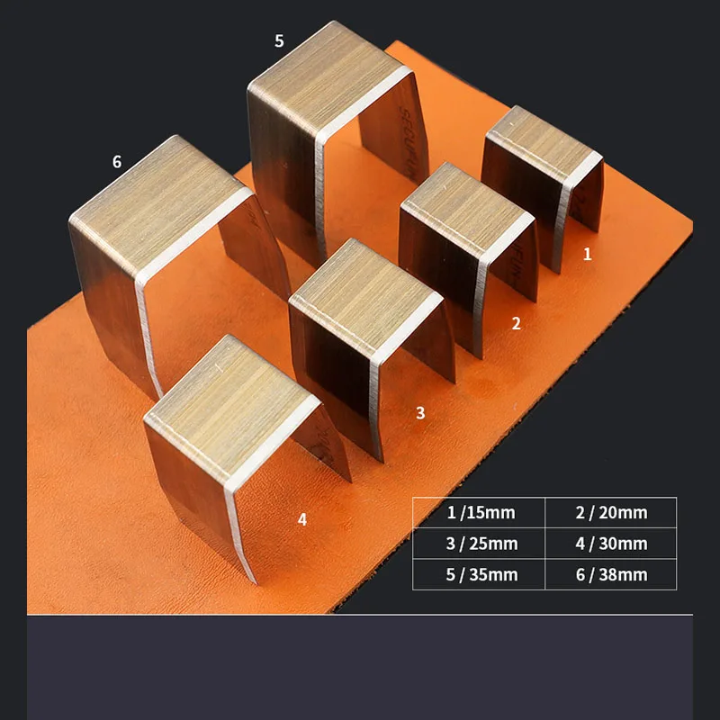 baver couro artesanato cinto final morrer corte molde japão lâmina de aço ferramentas de corte de perfuração