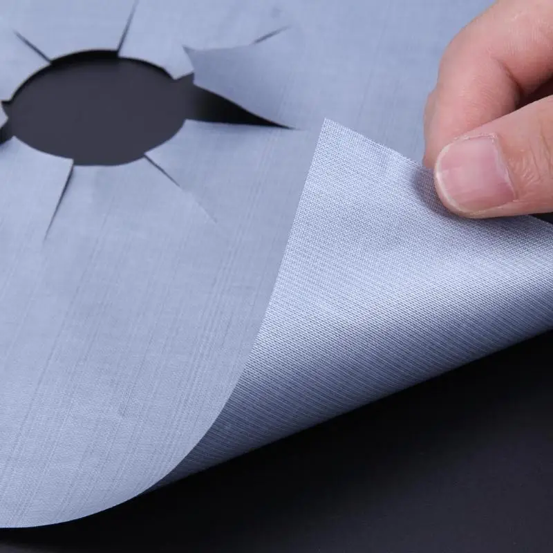 Gas Stove Protectors Reusable Gas Stove Burner Cover Liner Protection Mat Easy Remove Completely Reusable for Kitchen Gas Stoves