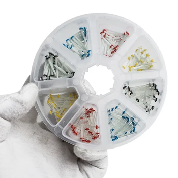 

200Pcs Dental Fiber Post Glass Quartz Teeth Restorative 1.2mm 1.4mm 1.6mm 1.8mm Posts