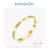ENFASHION Crystal Cuff Bracelets Bangles For Women Accessories Stainless Steel Fashion Jewelry Party Armband Gifts 2022 B202278 ► Photo 1/6