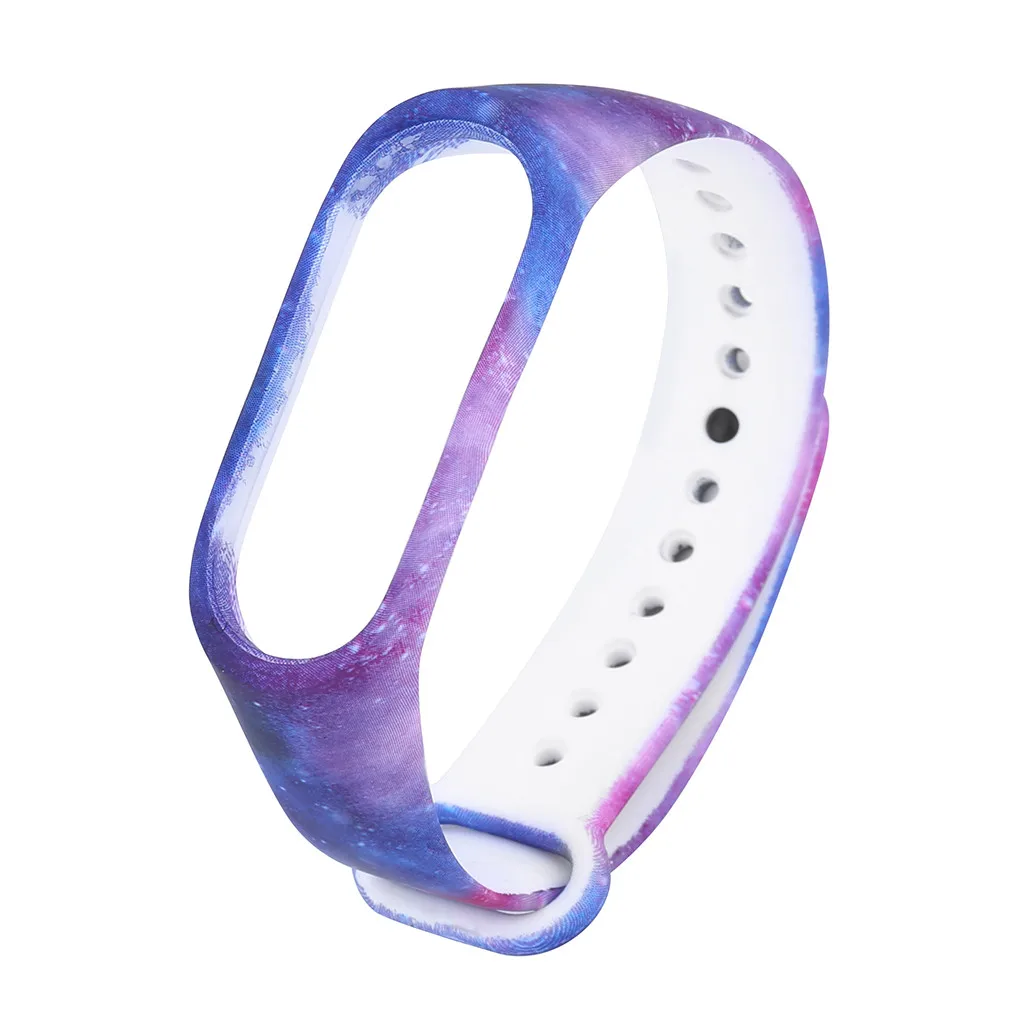 Для mi band 4 ремешок с принтом силиконовый ремешок на запястье для xiaomi mi band 4 сменный Камуфляжный браслет для mi band 4 браслет