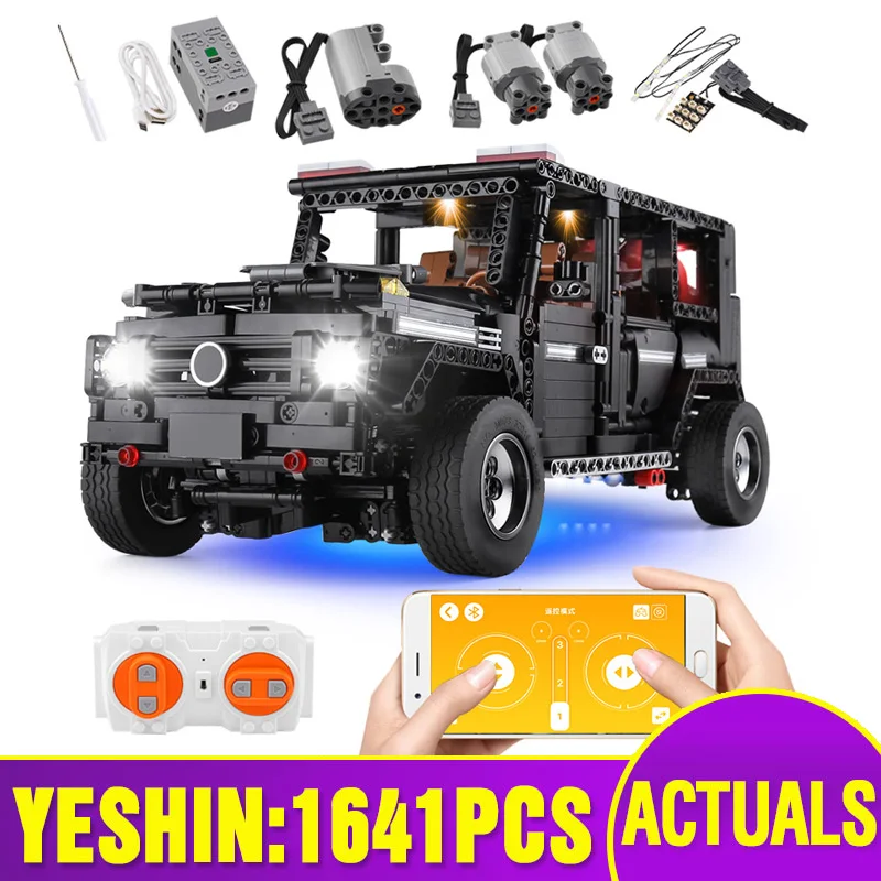 Yeshin 20100 DHL Technic серия совместима с MOC-2425 мотор G500 AWD Wagon набор строительных блоков Кирпичи дети RC Мотор автомобиль игрушка